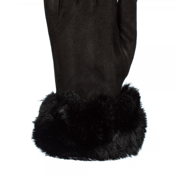 Дамски ръкавици Pifa черен цвят, 2 - Kalapod.bg